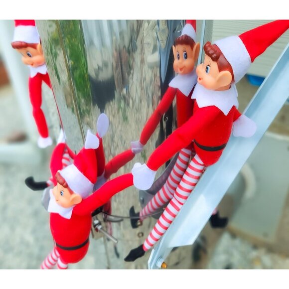 LitoMagic 12 Inch Christmas Elf Doll Bendable Boy for Fun Holiday Scenes Pranks - Picture 6 of 6